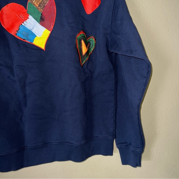 NEW KIDS WORLDWIDE DREAM BIG BLUE Crew Neck Sweater NWT Size Small Unisex - Picture 8 of 12